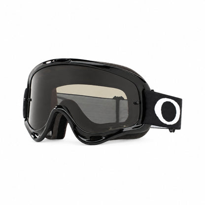 OAKLEY O FRAME MX Crossbrille in Jet Black mit dunkelgrauer Scheibe – OO7029-56
