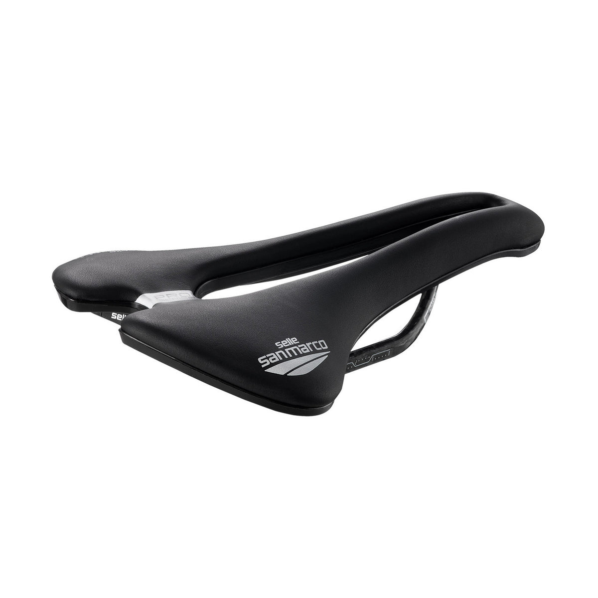 SAN MARCO Aspide Short Carbon FX Pro Series L3 Sattel – Dreiviertelansicht