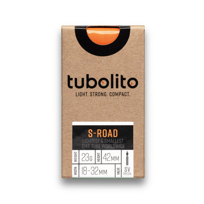 Schlauch TUBOLITO S-ROAD 700x23/35 Presta Schwarz