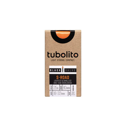 Schlauch TUBOLITO S-ROAD 700x23/35 Presta Schwarz