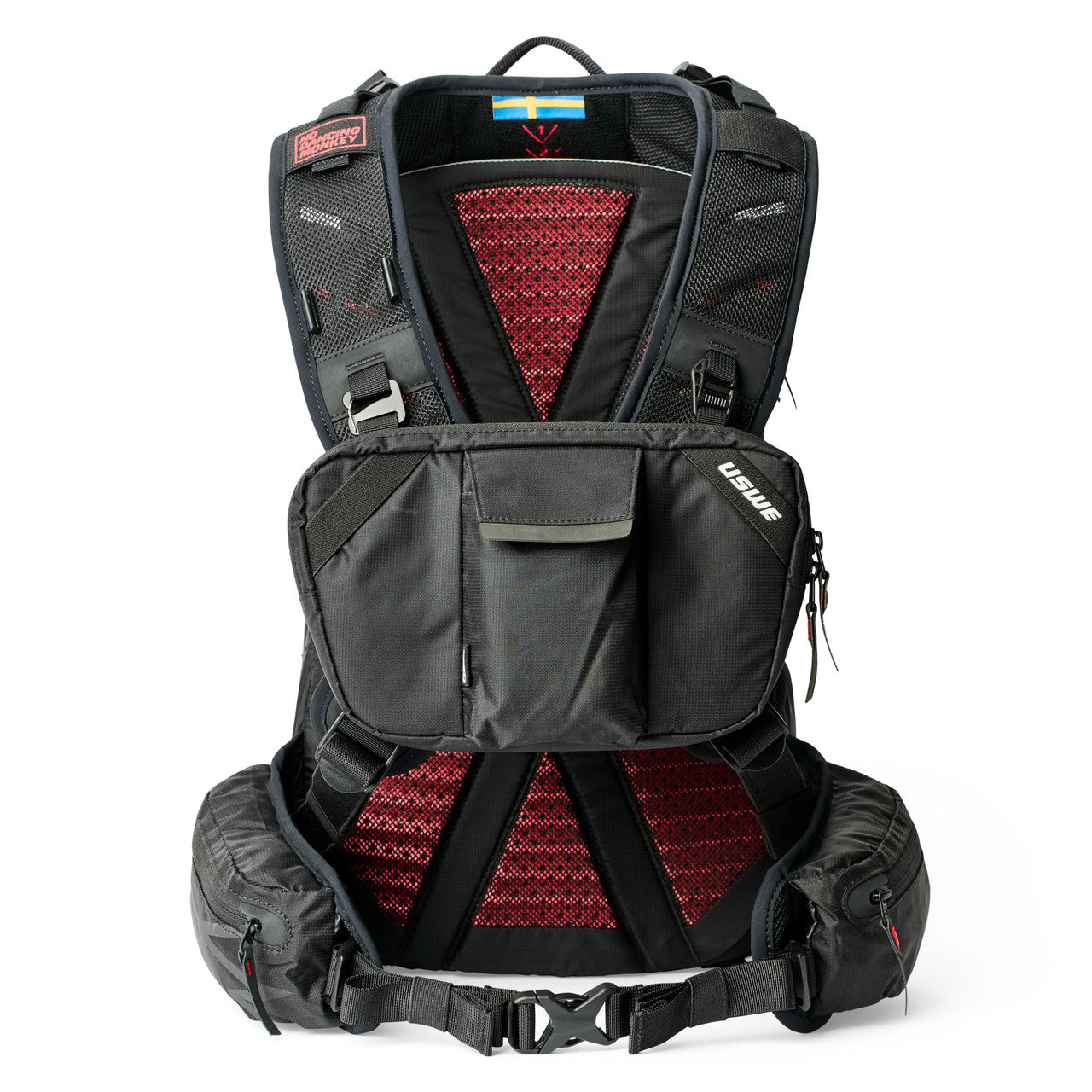 USWE Abnehmbare Brusttasche Schwarz