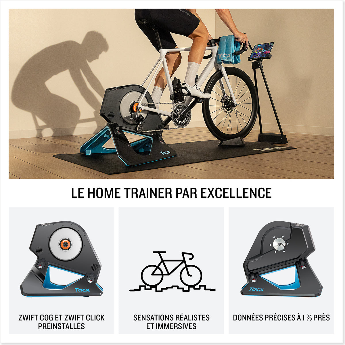 Rollentrainer TACX NEO 2T SMART T2875 Version COG&CLICK