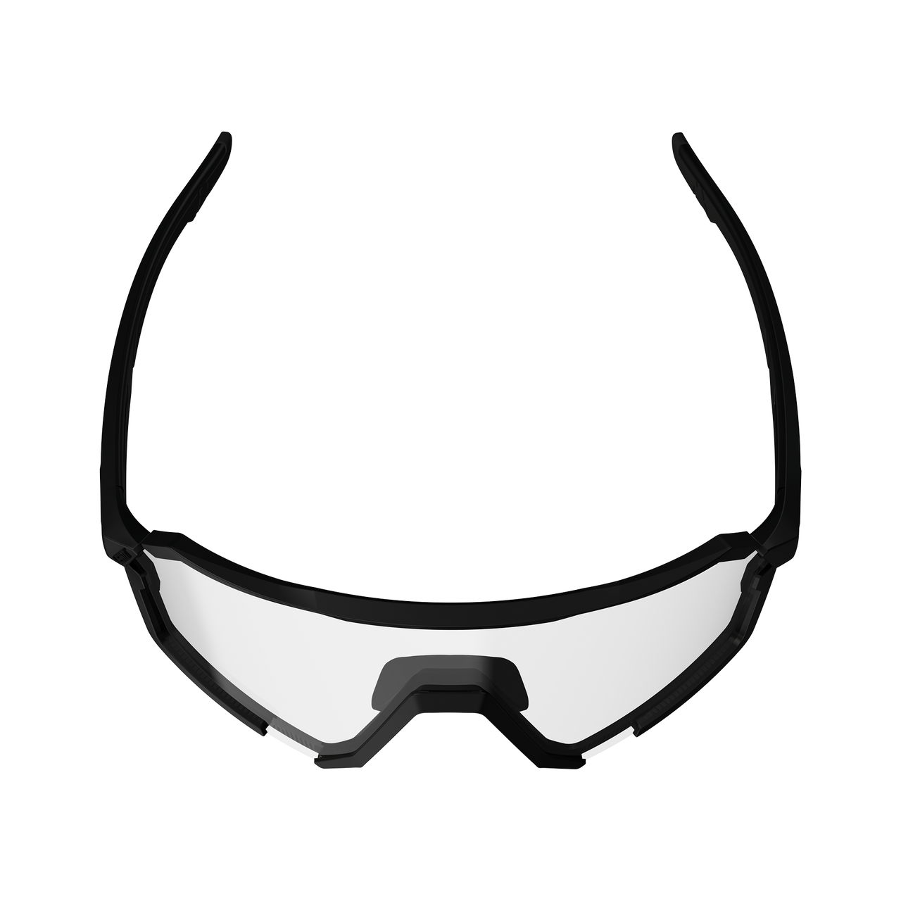 LEATT RIDEVIZ PRO LARGE Brille Schwarz Iriz Silber Glas