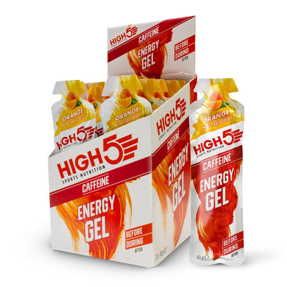 Energiegel HIGH5 ENERGY GEL Caffeine (40 g) Orange
