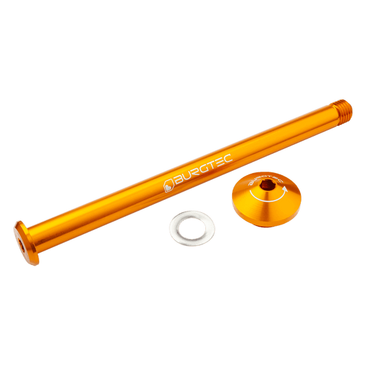 BURGTEC Hinterradachse 171mm für Yeti Rahmen Orange