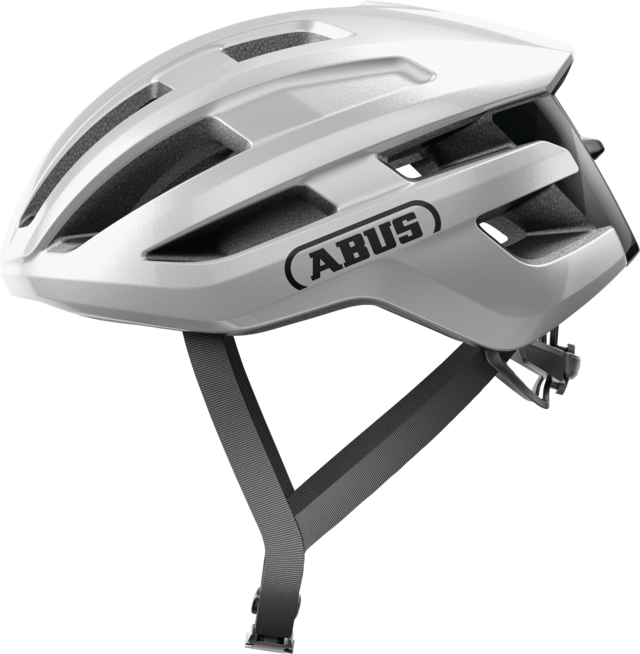 Helm Straße ABUS POWERDOME Silber