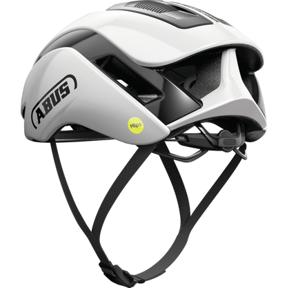 Rennradhelm ABUS GAMECHANGER 2.0 MIPS Shiny Weiß