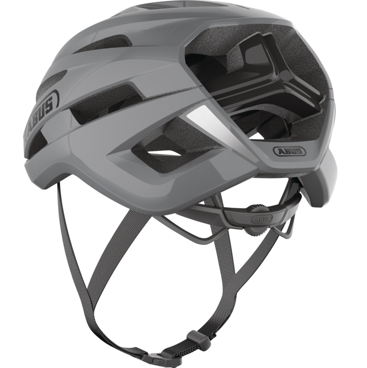 Helm Strasse ABUS STORMCHASER ACE RACE Grau