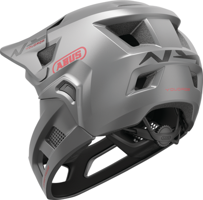 MTB-Helm ABUS YOUDROP FF Junior Ti Silver