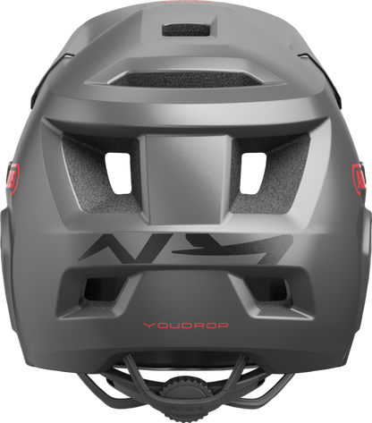 MTB-Helm ABUS YOUDROP FF Junior Ti Silver