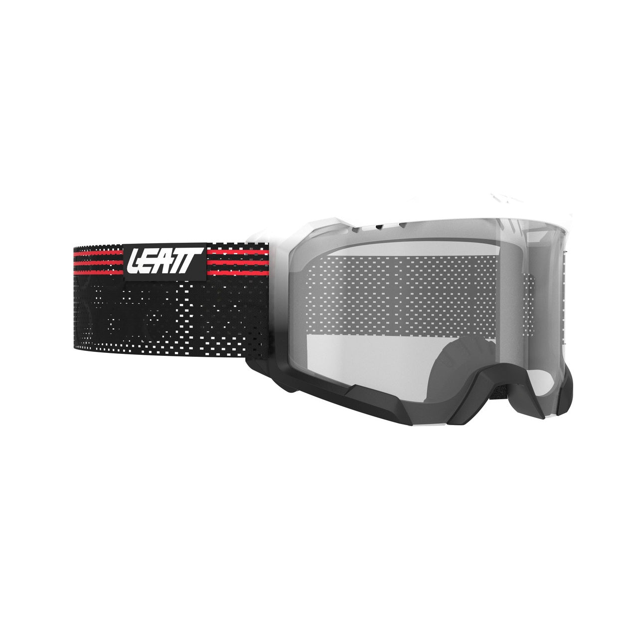 Maske LEATT VELOCITY 4.0 MTB X-FLOW Weiß/Grau Scheibe Iriz Silber 50 VLT