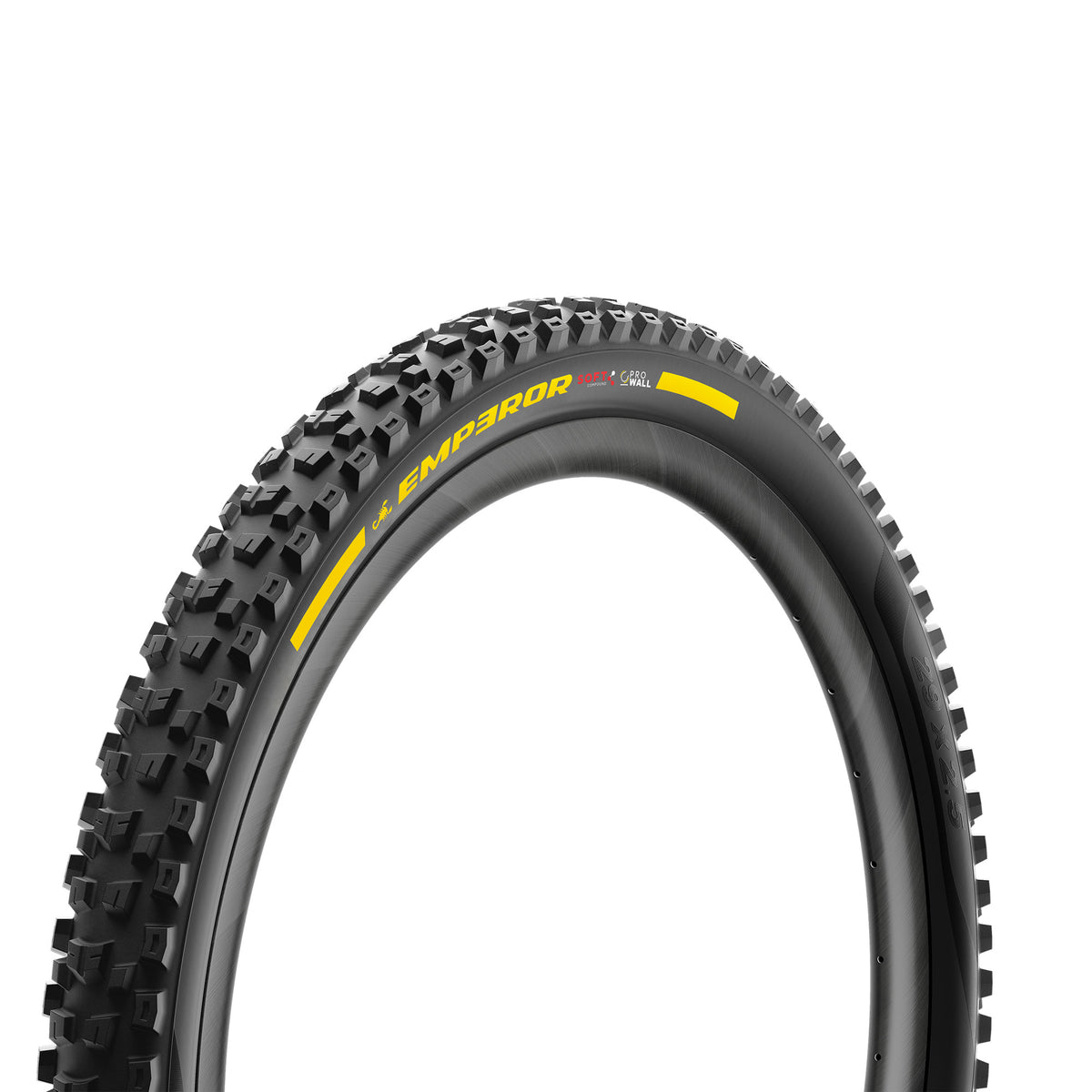 PIRELLI SCORPION EMPEROR Soft ProWall Faltreifen 27.5x2.40 Tubeless Ready Schwarz/Gelb Team Edition