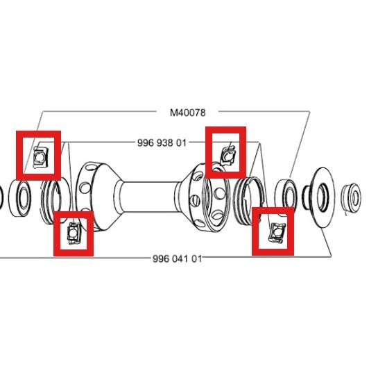 2 MAVIC TRACOMP RINGE SILBER + CLIPS