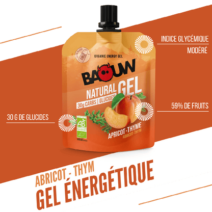 Energie-Gel BAOUW BIO Aprikose-Thymian (85g)