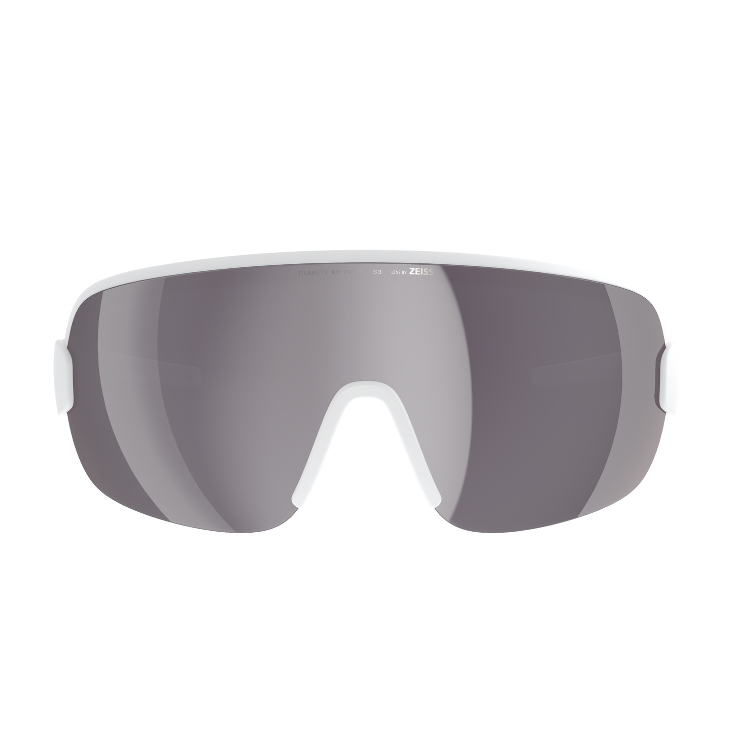 POC AIM Brille Weiß Clarity Road Sunny Silver Glas