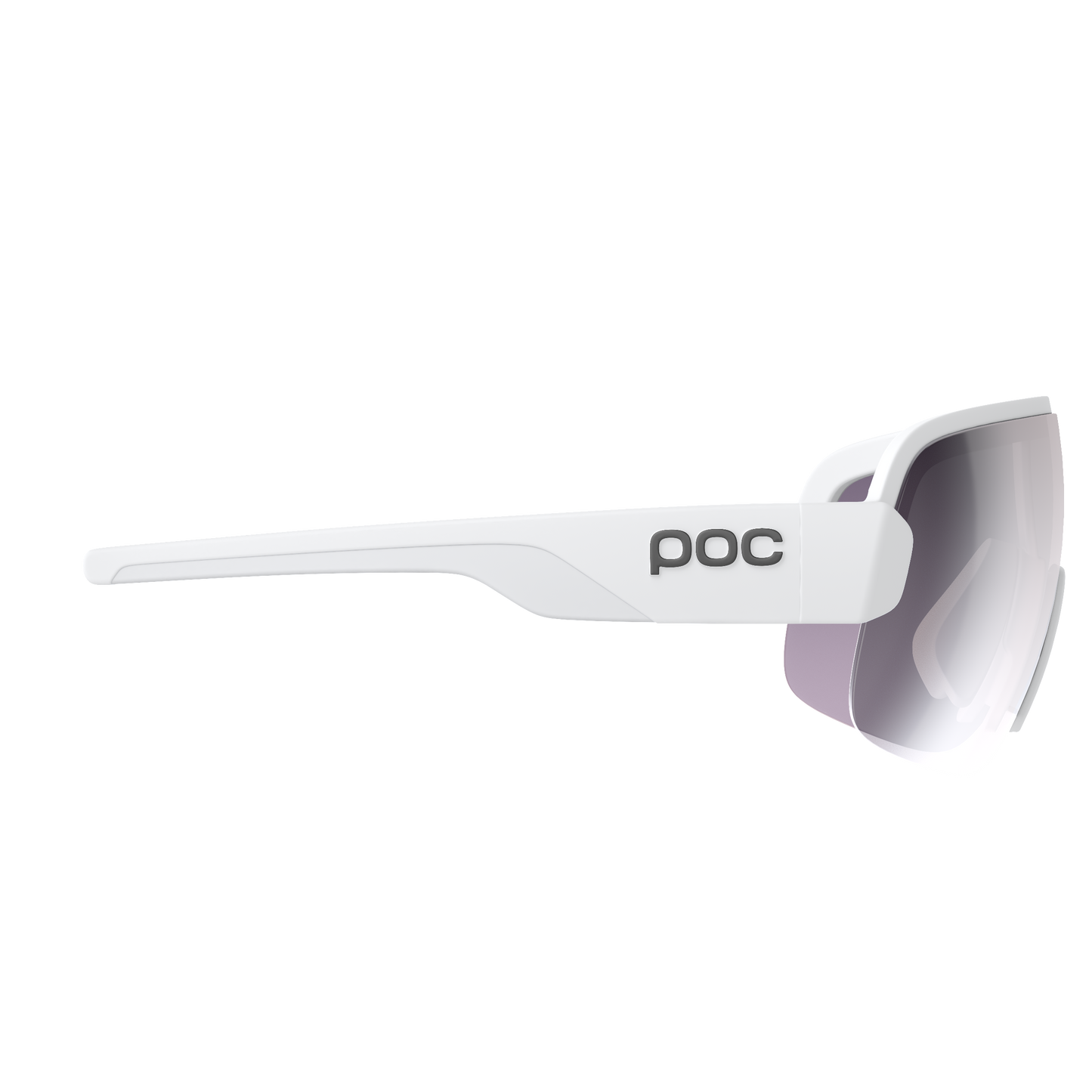 POC AIM Brille Weiß Clarity Road Sunny Silver Glas