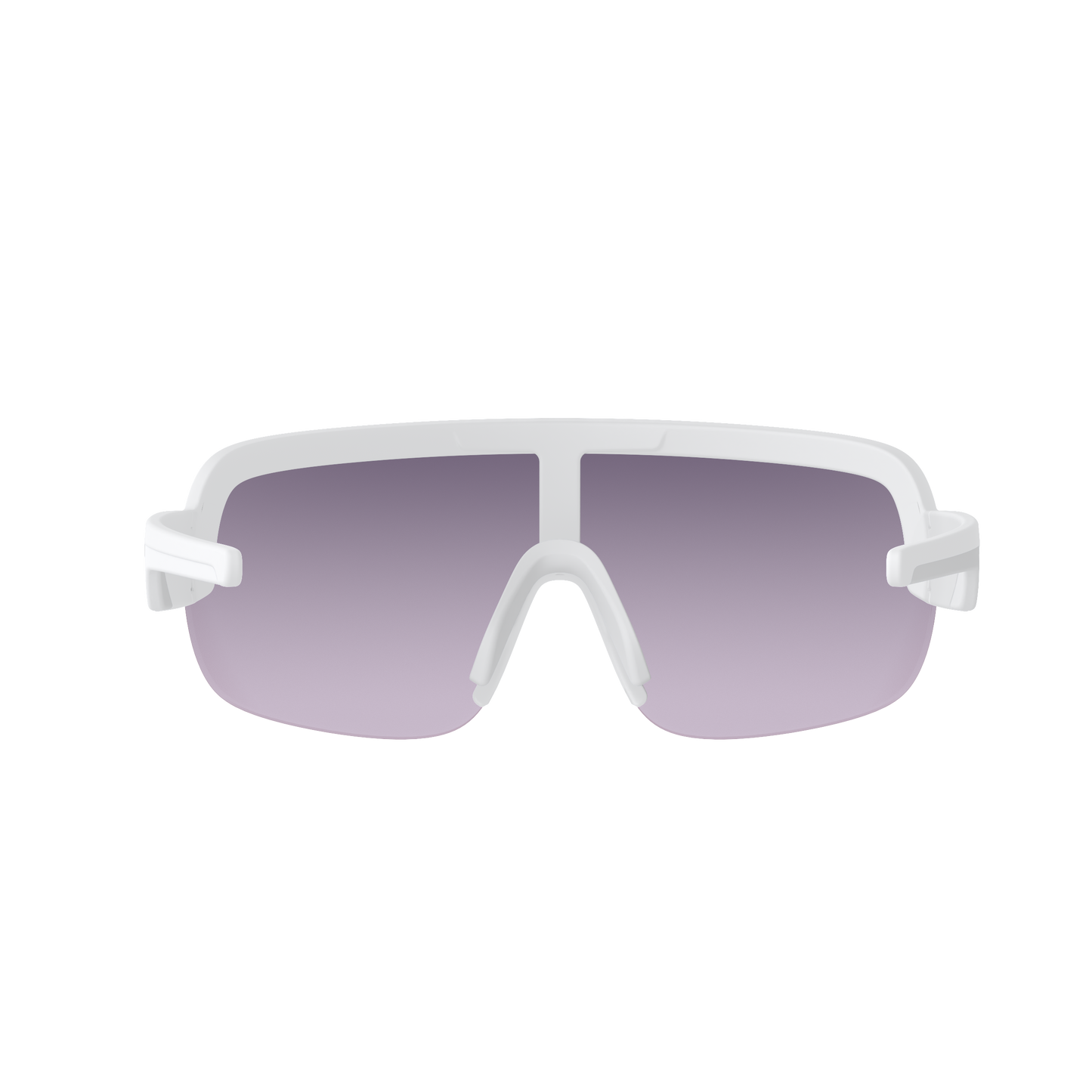POC AIM Brille Weiß Clarity Road Sunny Silver Glas