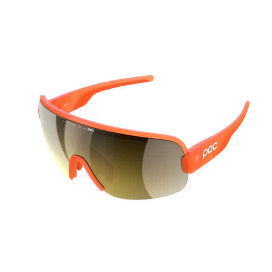 POC AIM Brille Fluo Orange Transluzent/Clarity Road/Partly Sunny Gold