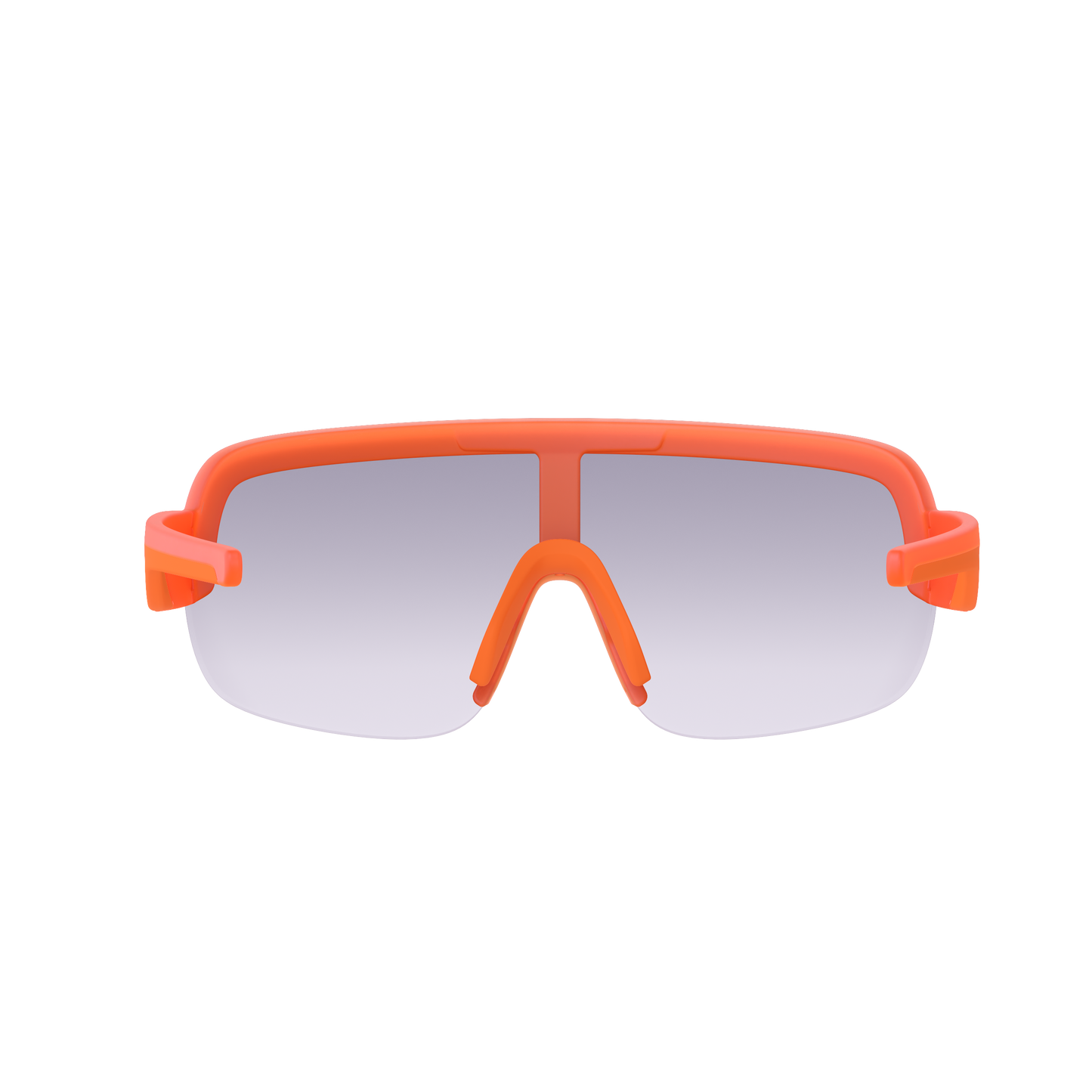 Brille POC AIM Fluo Orange Transluzent Clarity Road Partly Sunny Gold Glas