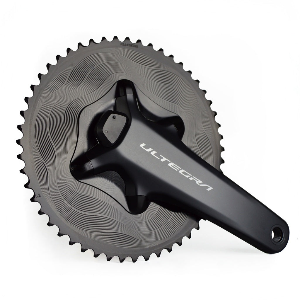 Kettenblatt-Paar 12V ALUGEAR AERO 110 BCD für Shimano Schwarz
