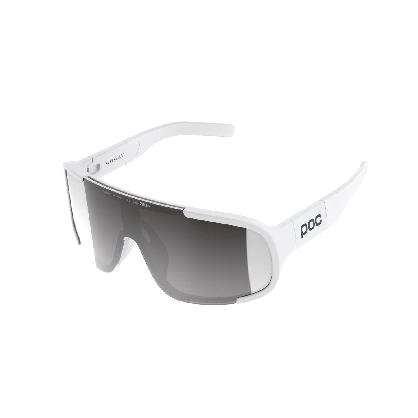 POC ASPIRE Brille Weiß Clarity Road Sunny Silver Glas