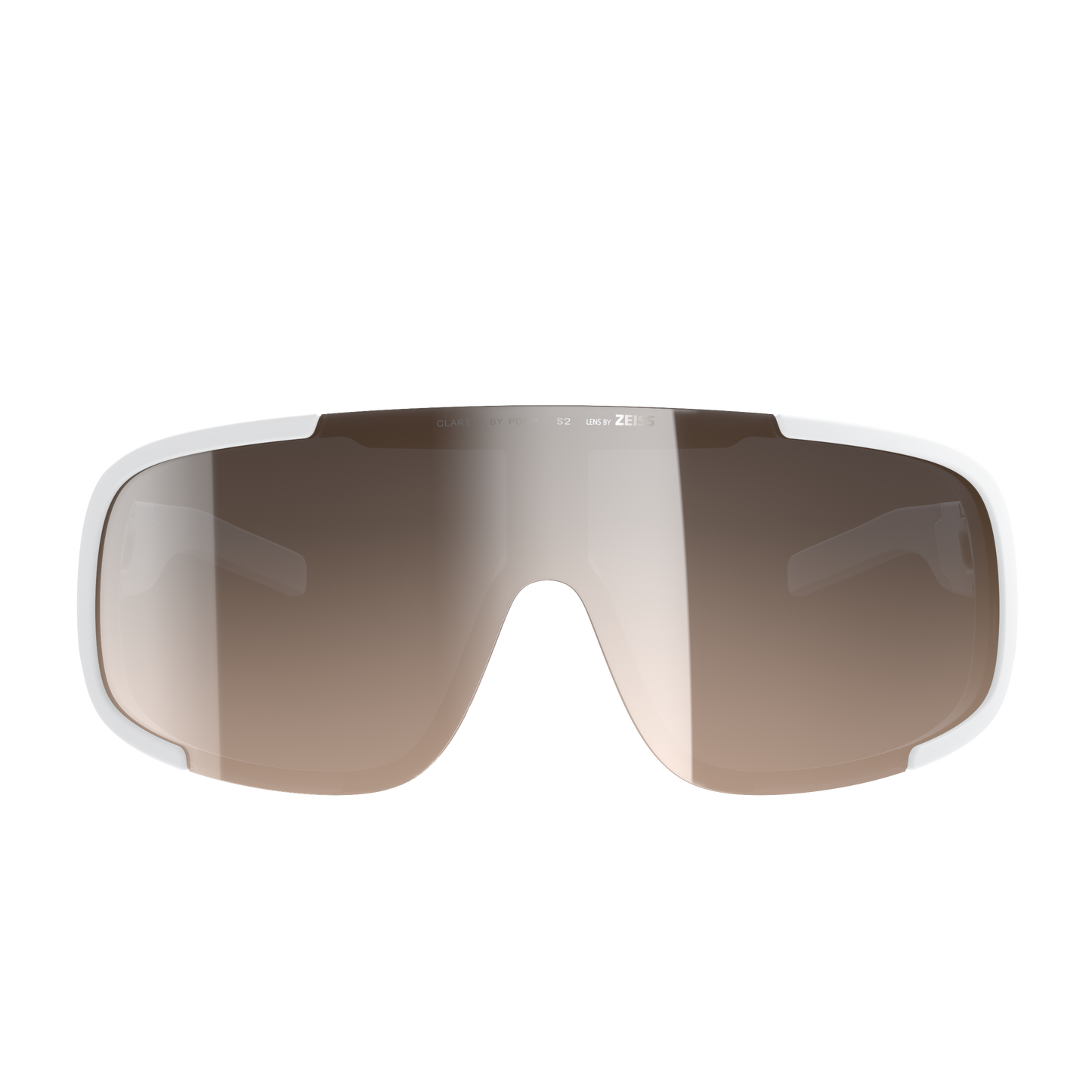 POC ASPIRE WF Brille Weiß Clarity Trail Partly Sunny Silver Glas