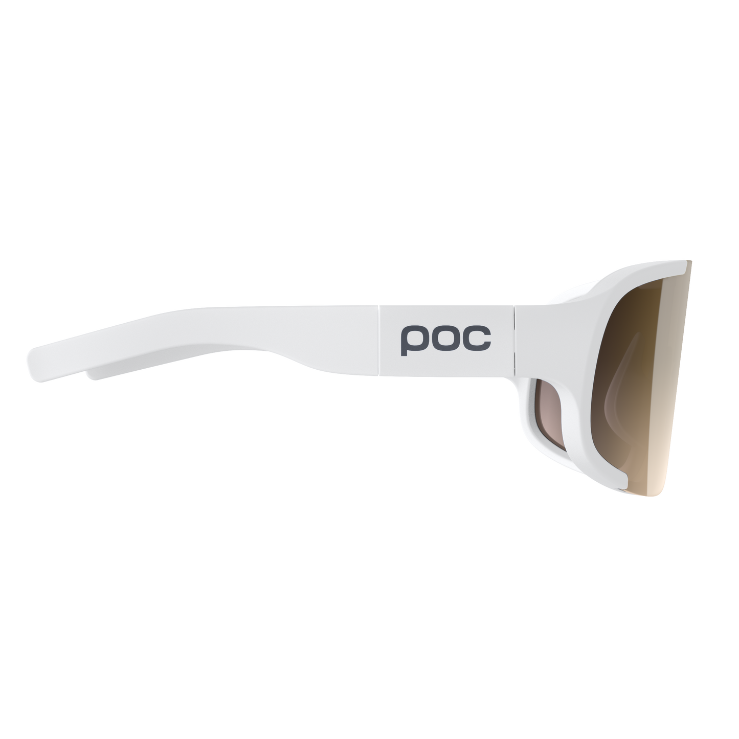 POC ASPIRE WF Brille Weiß Clarity Trail Partly Sunny Silver Glas