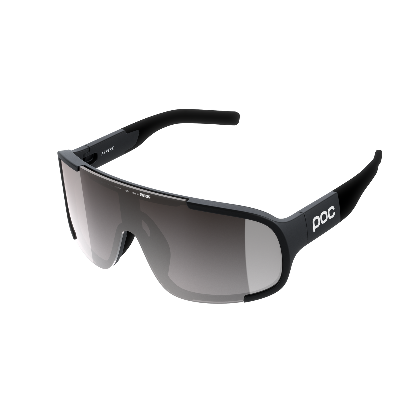 POC ASPIRE WF Brille Schwarz Clarity Road Sunny Silver Glas