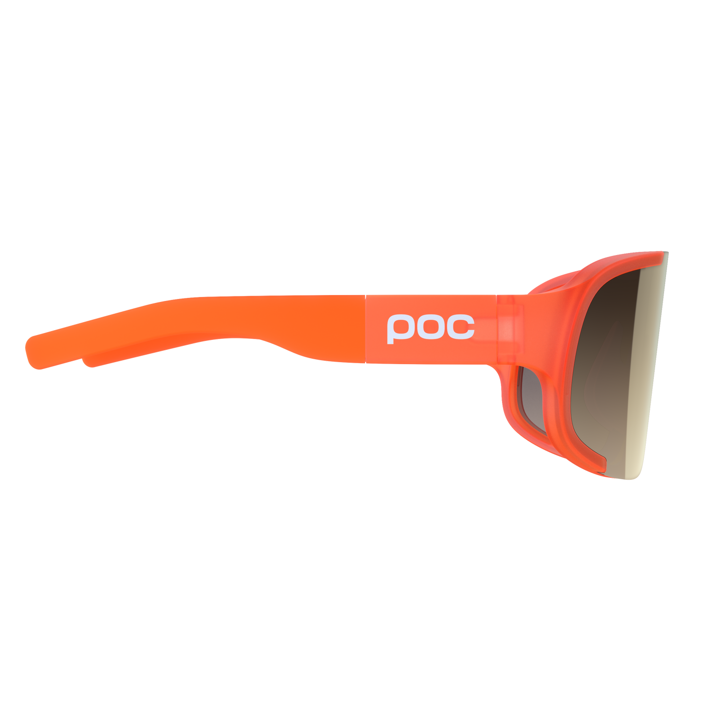 POC ASPIRE MID Brille Orange Fluo Transluzent Clarity Road Partly Sunny Gold Glas