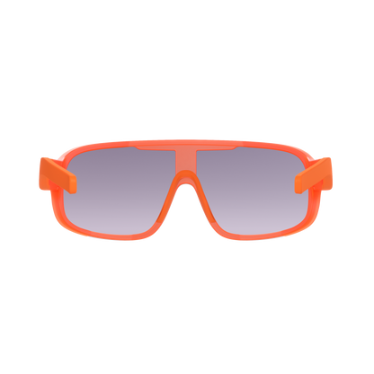 POC ASPIRE MID Brille Fluoreszierendes Orange Transluzent Clarity Road Partly Sunny Gold Glas