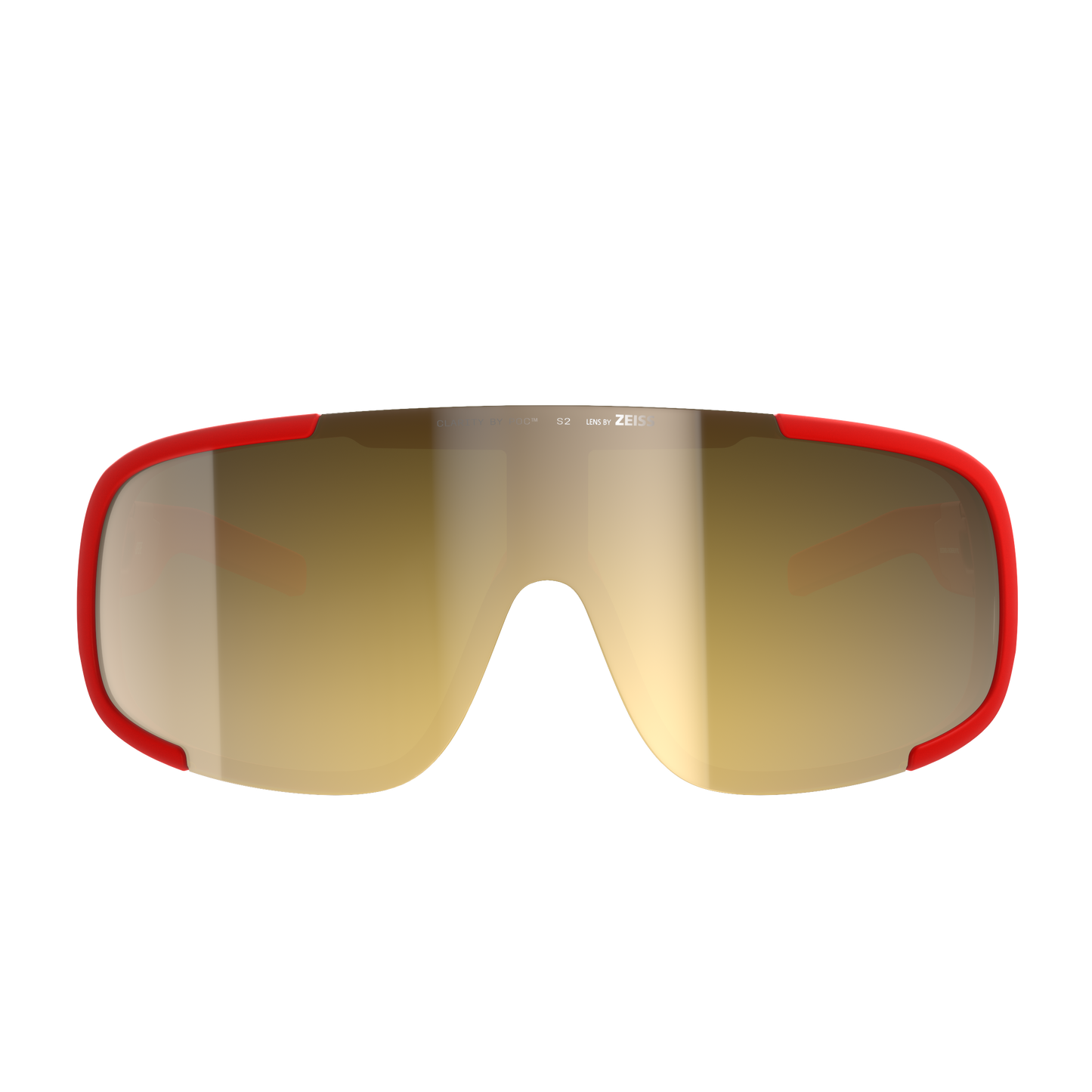 POC ASPIRE Brille Rot/Clarity Road/Partly Sunny Gold
