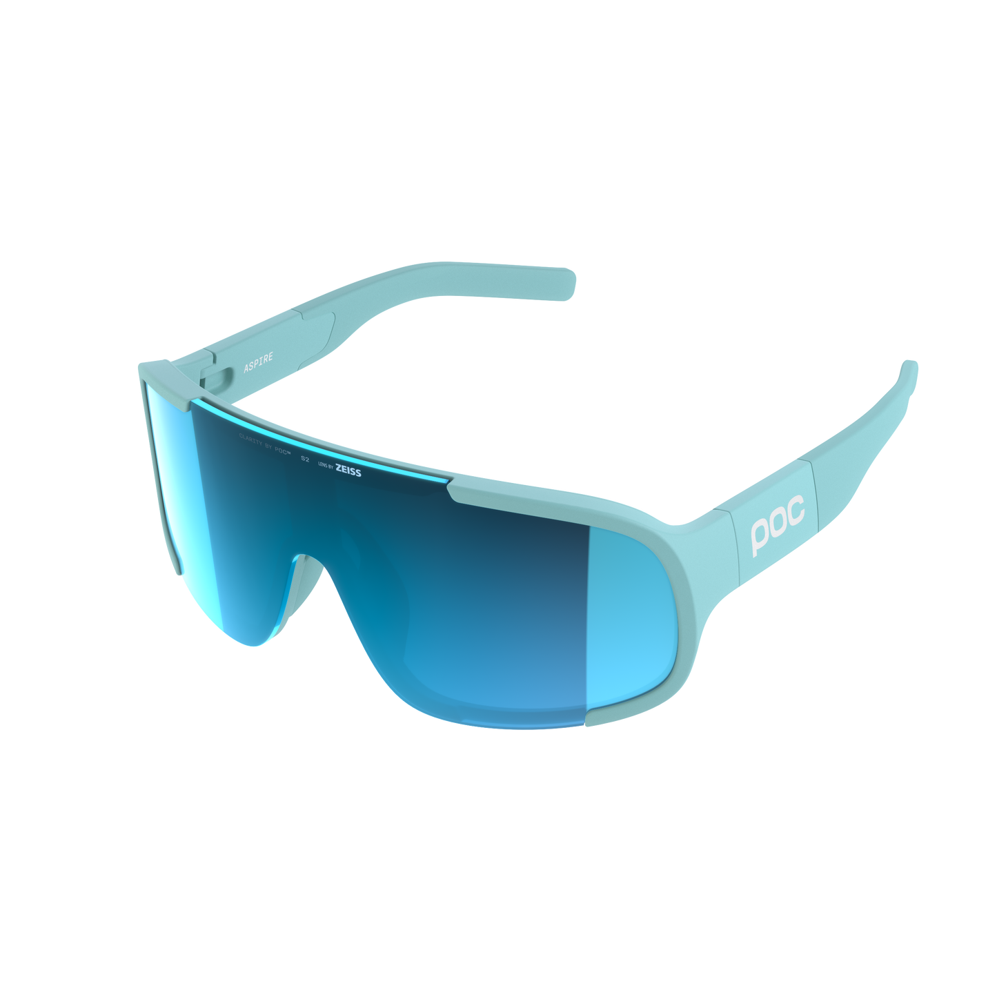 POC ASPIRE Indicolite Blue Brille Clarity Universal Sunny Türkis Glas