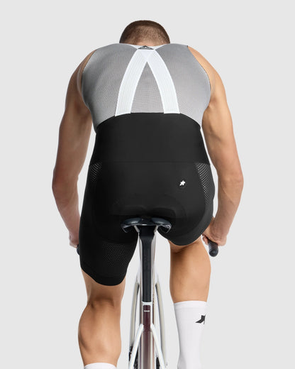 Kurze Trägerhose ASSOS MILLE GT INDOOR S11 Schwarz
