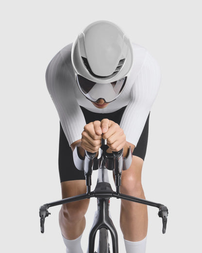 Einteiler ASSOS EQUIPE RS RAPIDFIRE S11 Weiß/Schwarz