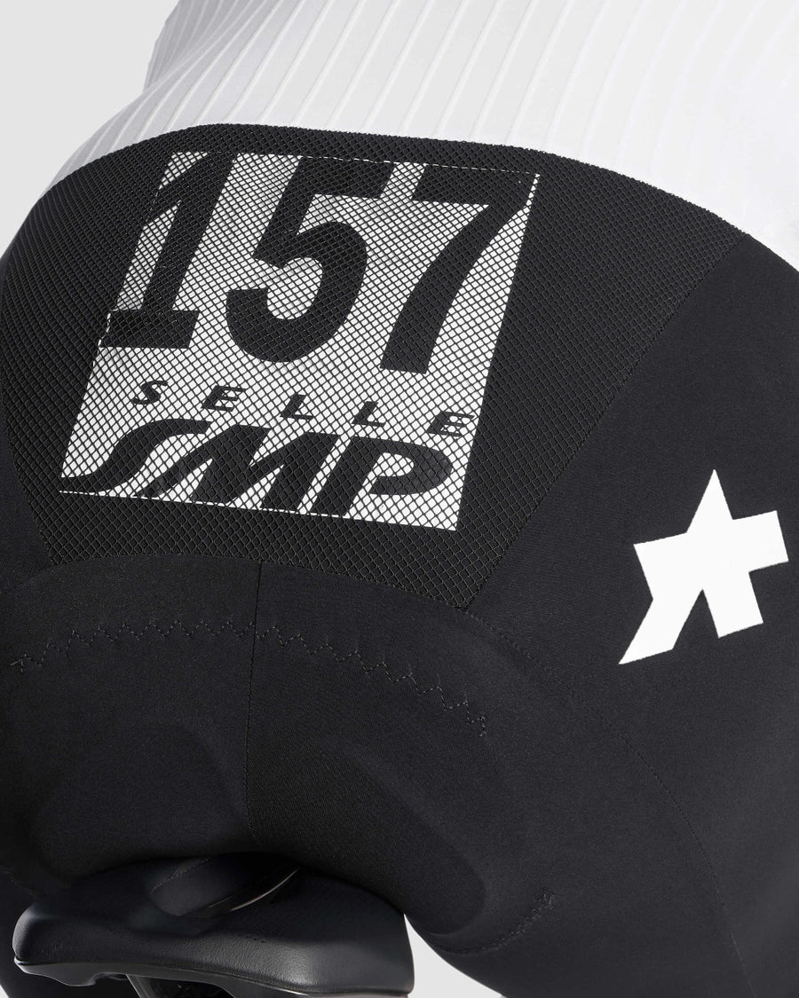 ASSOS EQUIPE RS RAPIDFIRE S11 Overall Weiß/Schwarz