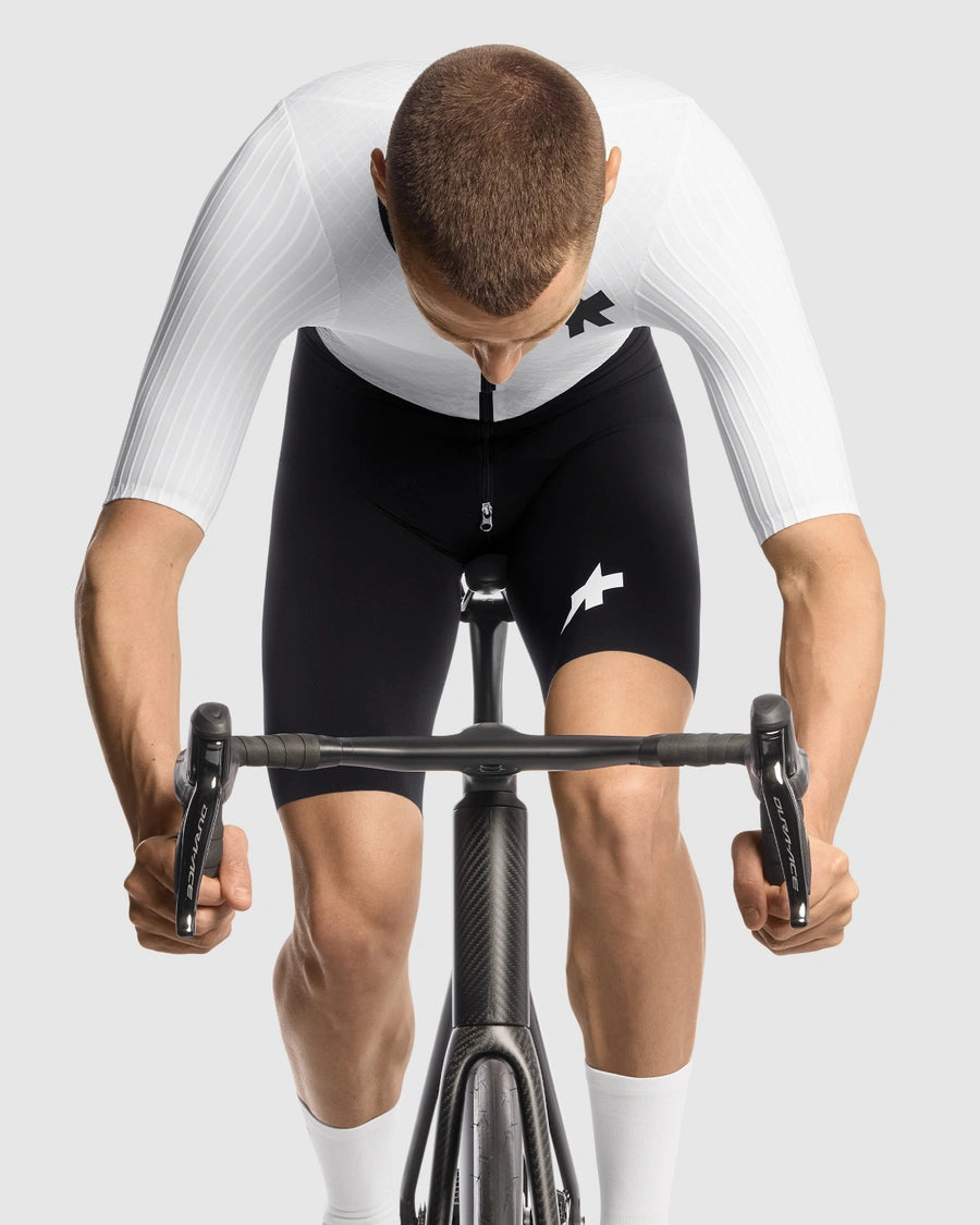 ASSOS EQUIPE RSR BOLIDE S11 Overall Weiß/Schwarz