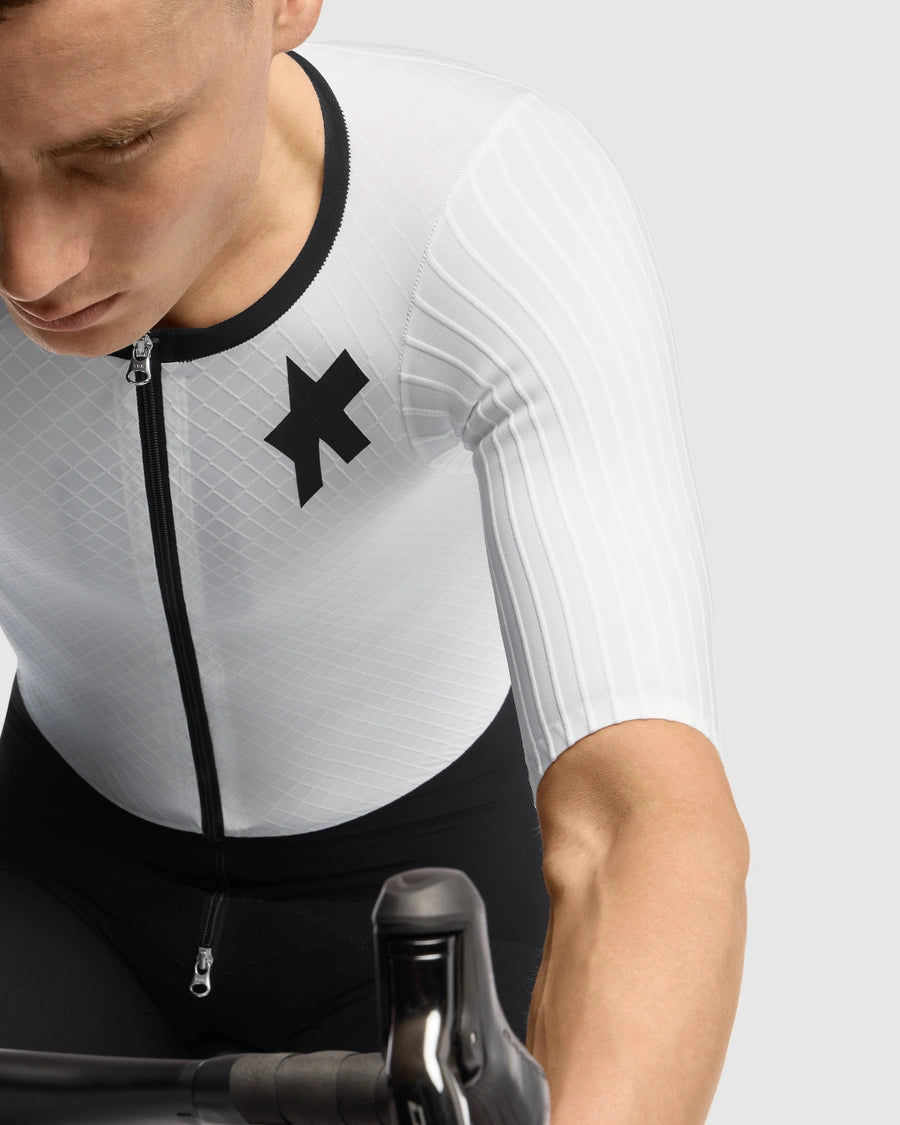 ASSOS EQUIPE RSR BOLIDE S11 Overall Weiß/Schwarz