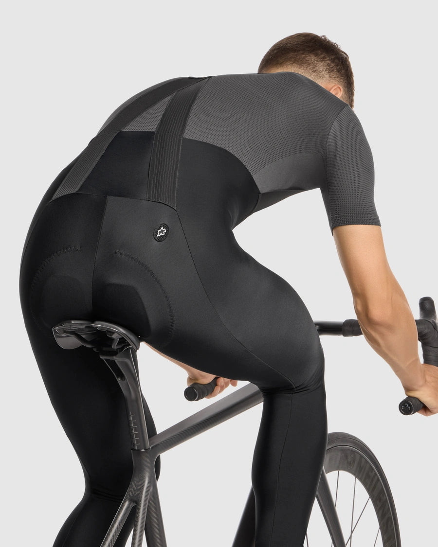 Lange Trägerhose ASSOS MILLE GT SPRING FALL S11 Schwarz