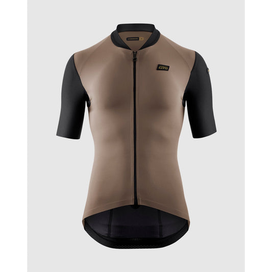 ASSOS EQUIPE RS S11 Kurzarm Trikot Schwarz Beige