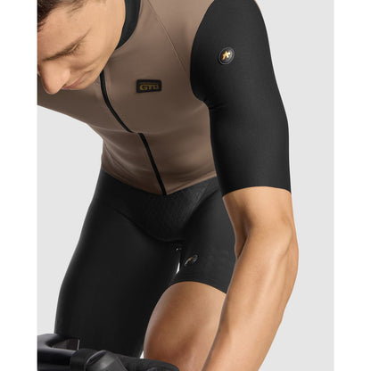 Trikot ASSOS EQUIPE RS S11 Kurzarm Schwarz/Beige