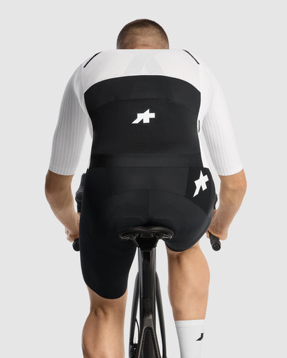 Trikot ASSOS EQUIPE RSR BOLIDE Kurzarm Weiß