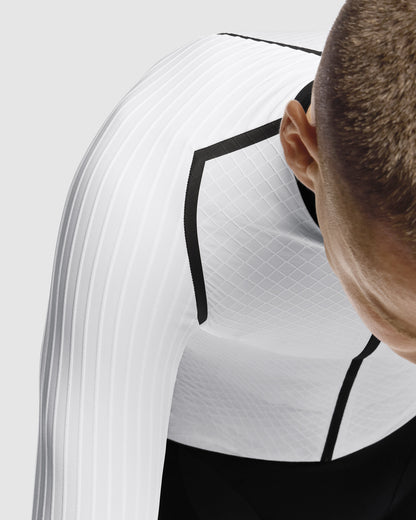 Trikot ASSOS EQUIPE RSR BOLIDE Kurzarm Weiß