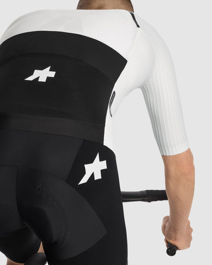 Trikot ASSOS EQUIPE RSR BOLIDE Kurzarm Weiß