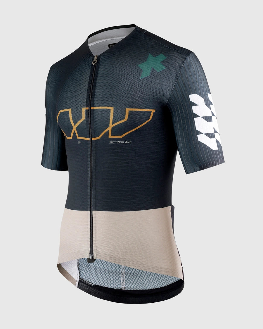 Trikot ASSOS EQUIPE RS S11 Something to Say Kurzarm Blau – Probikeshop