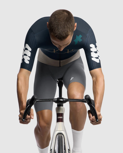 Trikot ASSOS EQUIPE RS S11 Something to Say Kurzarm Blau