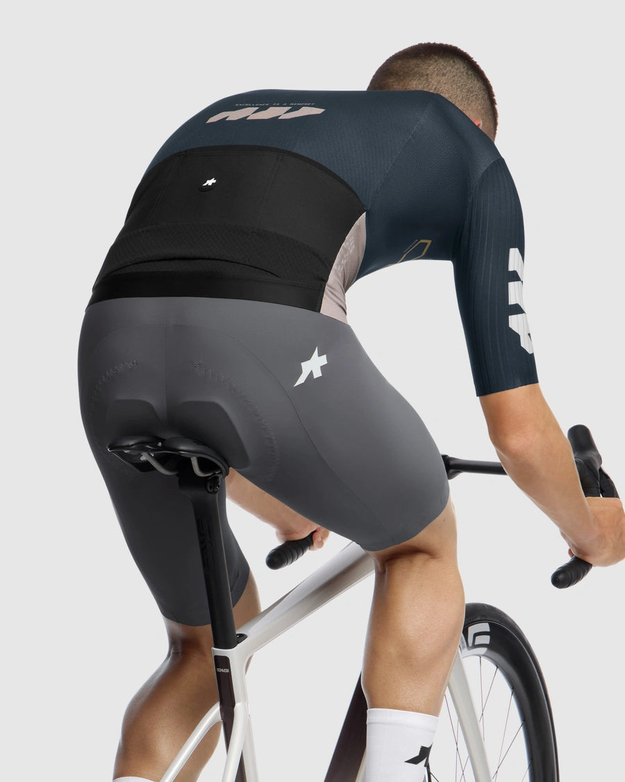 Trikot ASSOS EQUIPE RS S11 Something to Say Kurzarm Blau