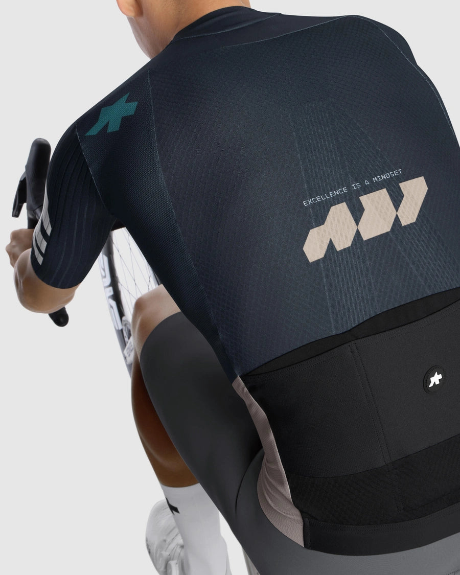 ASSOS EQUIPE RS S11 Something to say Trikot Kurzarm Blau