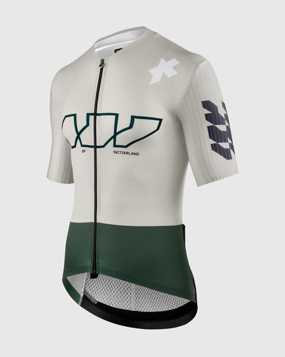 Trikot ASSOS EQUIPE RS S11 Something to Say Kurzarm Weiß