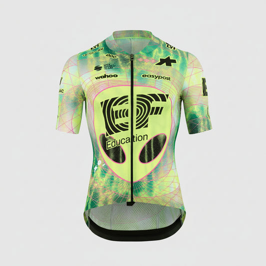 ASSOS MILLE GT EDUCATION FIRST GIRO Trikot Kurzarm Schwarz/Gelb
