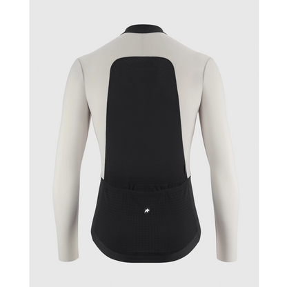 Trikot ASSOS EQUIPE R SPRING FALL S11 Lange Ärmel Weiß